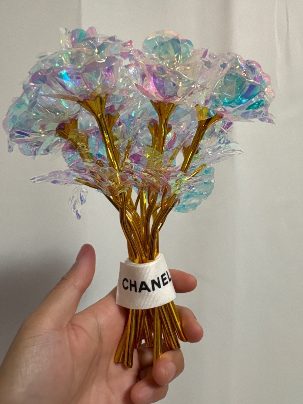 10pcs Sparkling Crystal Roses Bouquet